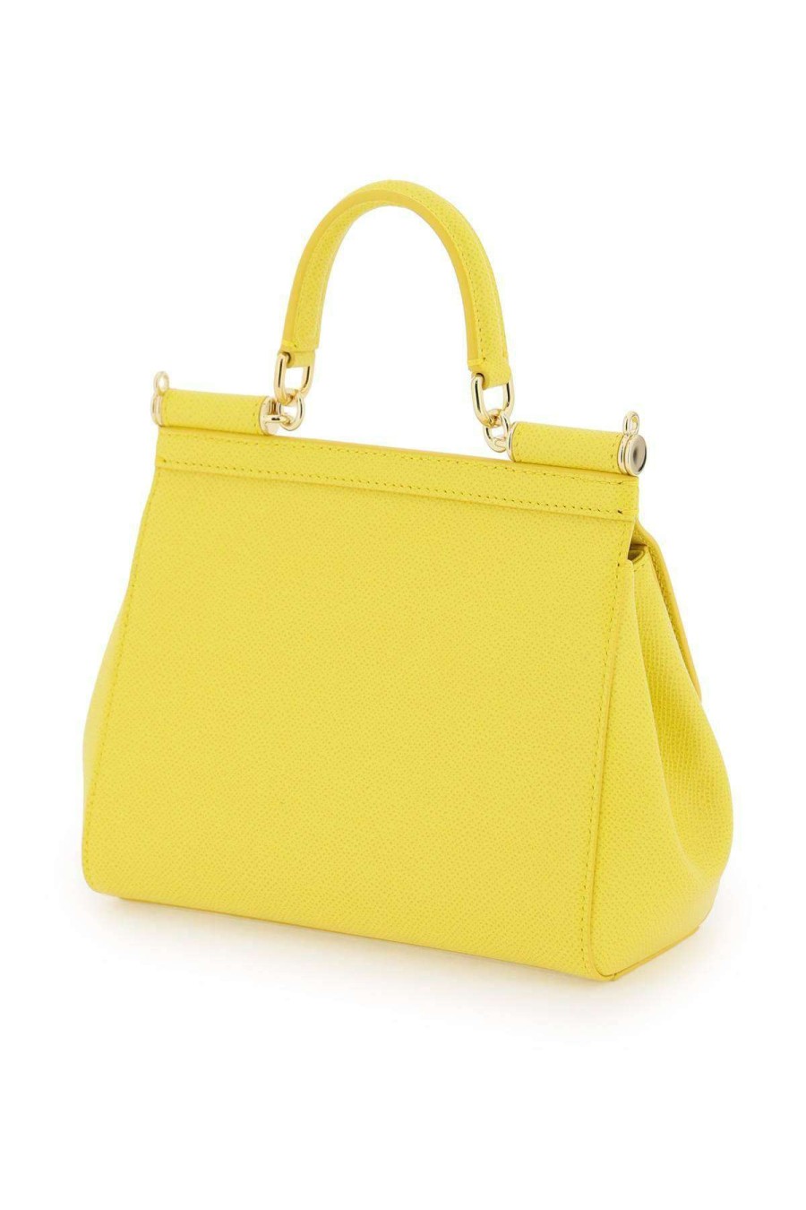 Women * | Small 'Sicily' Bag Dolce & Gabbana Hot Selling Yellow