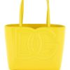 Women * | Logo Shopping Bag Dolce & Gabbana Cheap Online Yellow