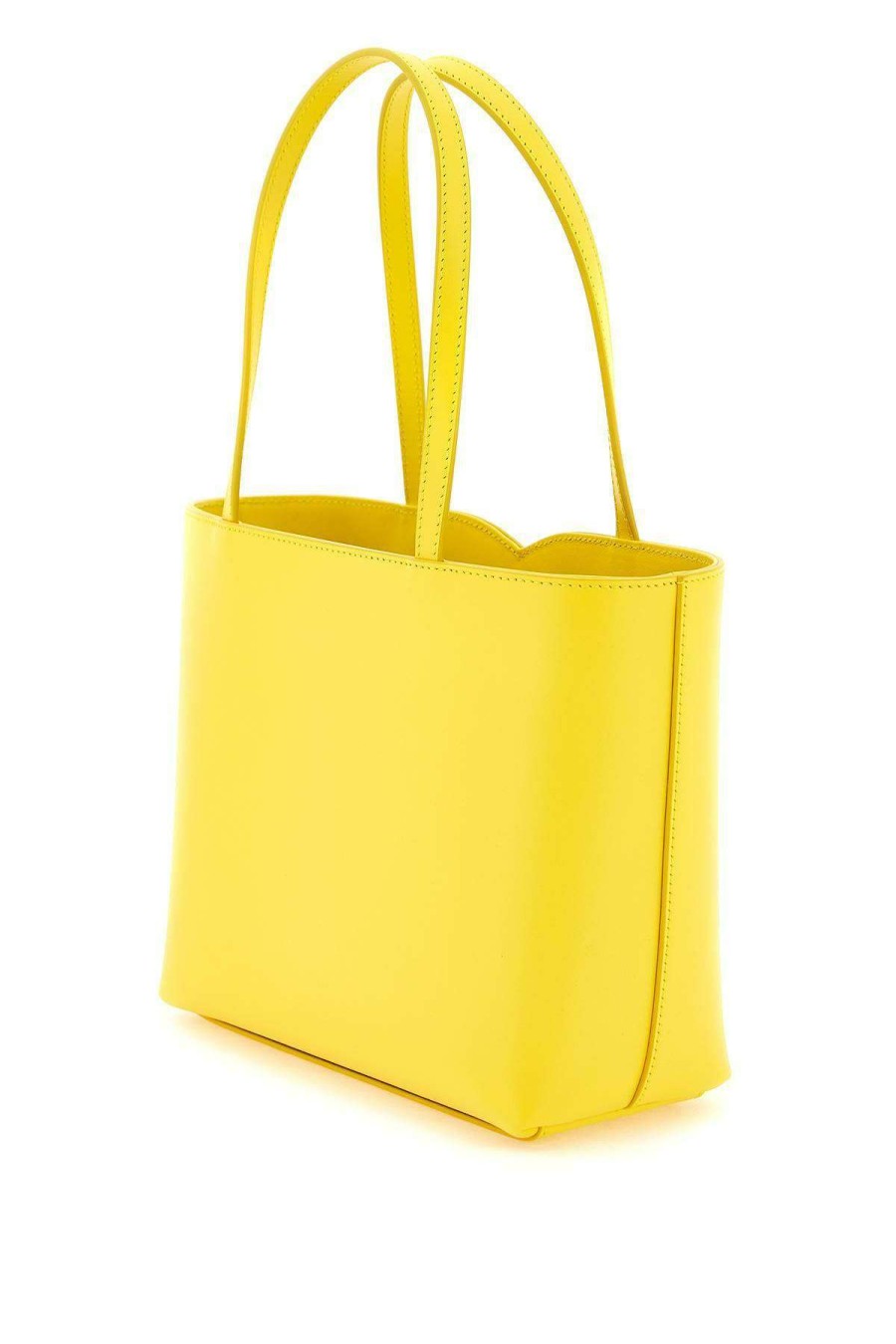 Women * | Logo Shopping Bag Dolce & Gabbana Cheap Online Yellow