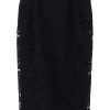 Women * | Midi Lace Pencil Skirt Dolce & Gabbana New Arrivals Black