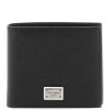 Men * | Leather Wallet Dolce & Gabbana Low Price Black