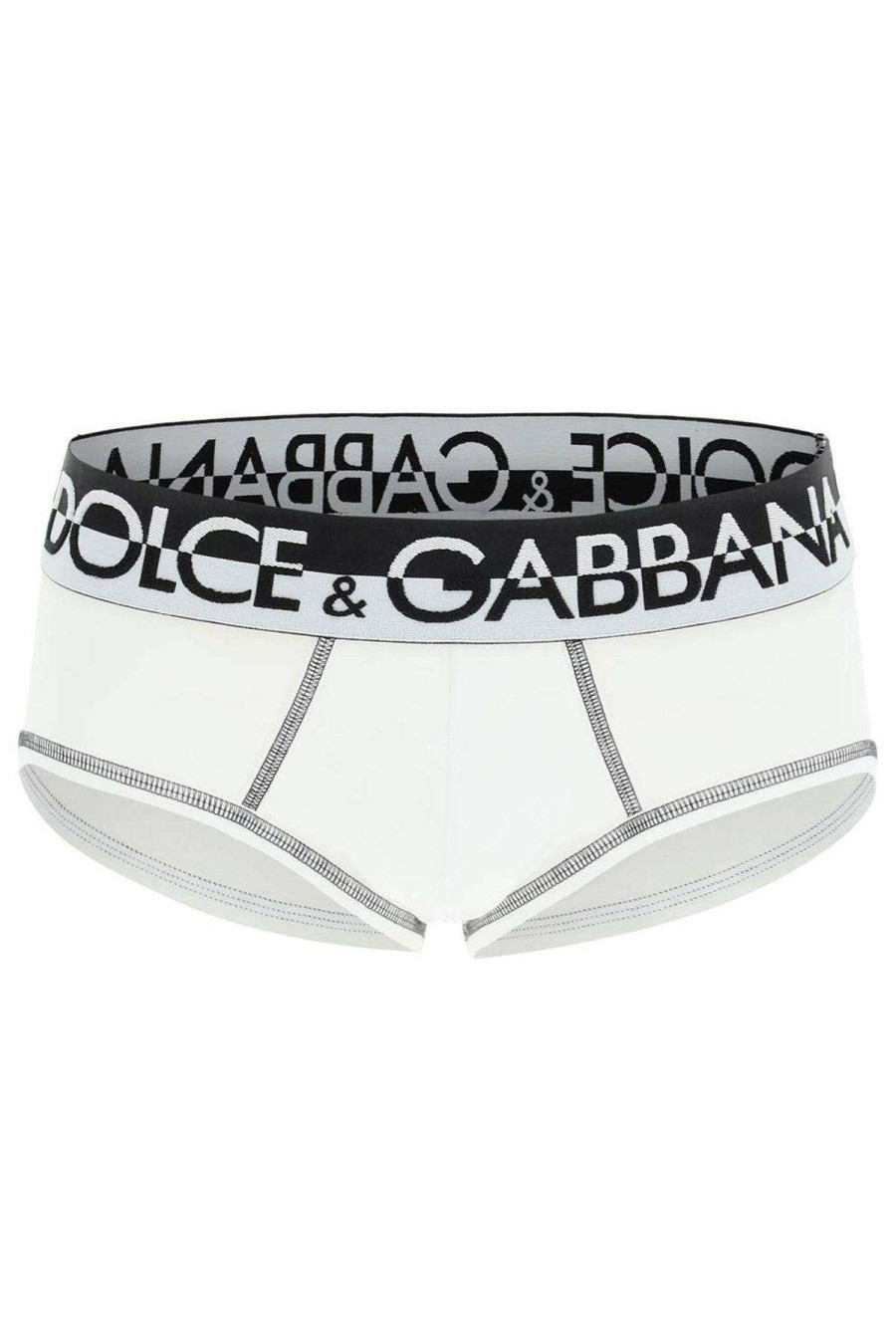 Men * | Brando Underwear Brief Dolce & Gabbana Discounts White