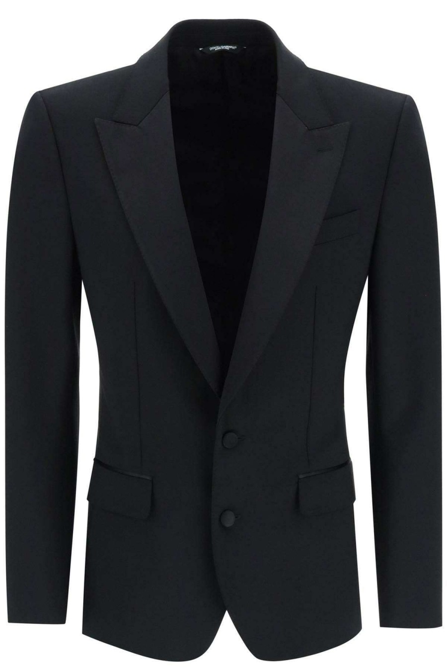 Men * | Single-Breasted Tuxedo Jacket Dolce & Gabbana Special Style Black