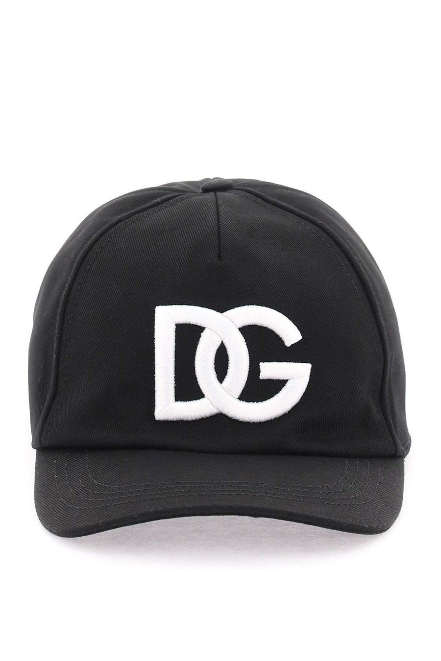 Men * | Baseball Cap With Logo Embroidery Dolce & Gabbana Excellent Black