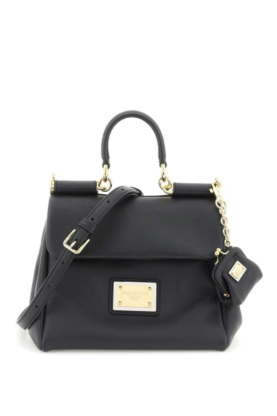 Women * | Soft 'Sicily' Handbag Dolce & Gabbana Top Sellers Black