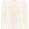 Men * | Satin 'Martini' Shirt Dolce & Gabbana Discounts White