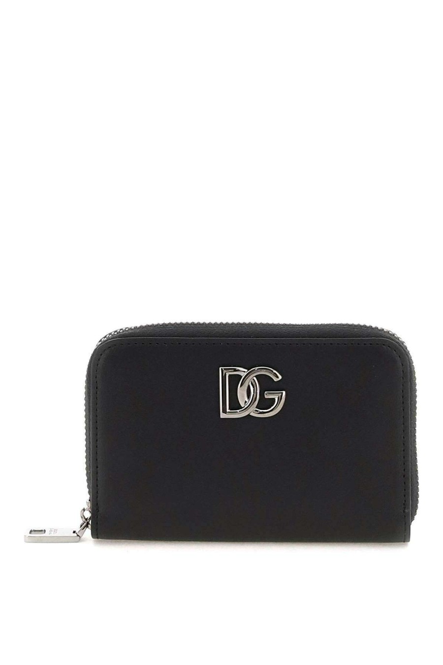 Men * | Leather Wallet Dolce & Gabbana Special Style Black