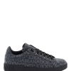 Men * | Portofino Jacquard Sneakers Dolce & Gabbana Outlet Black/Grey